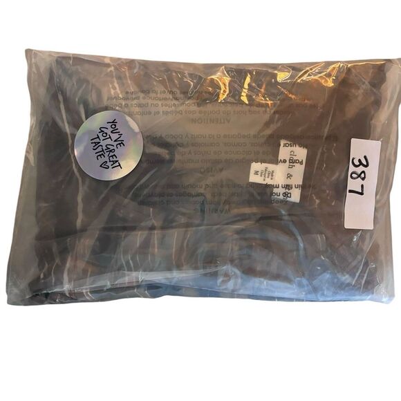 Brand New Cloth & Stone Ruffled V-Neck Animal Print Belted Midi Dress Size M - Picture 11 of 11